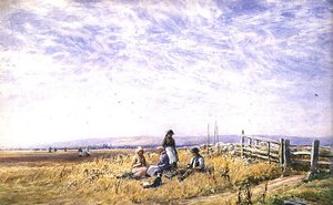 Høstarbejdere til frokost af Augustus Watford Weedon