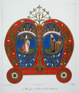 Monogram af vor velsignede frues navn, fra 