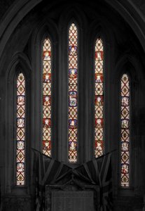 Tilbedelse af lammet, 1850 (farvet glas) af Augustus Welby Northmore Pugin