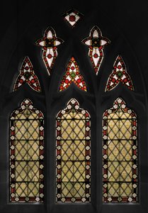 Klostervindue, 1846 (farvet glas)