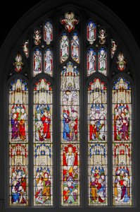 Begivenheder i Kristi liv, 1851 (farvet glas) af Augustus Welby Northmore Pugin
