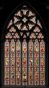 Jesse Tree, 1849 (farvet glas) af Augustus Welby Northmore Pugin