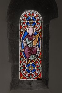 Kong David, 1849 (farvet glas) af Augustus Welby Northmore Pugin