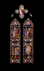 Jomfruens liv, ca. 1854 (farvet glas) af Augustus Welby Northmore Pugin