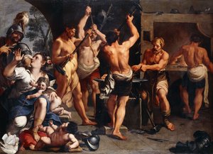 Mars og Venus ved Vulcans smedje