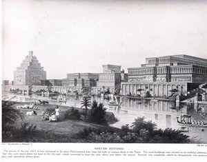 Nineveh Restored, illustration fra 