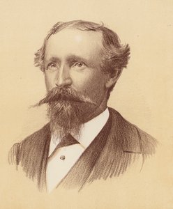 Bernhardt Otto Holtermann (farvelitografi) af Australian School