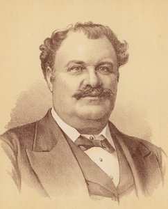 Clarence H Hannell (farvelitografi) af Australian School