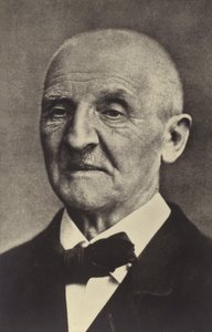 Anton Bruckner, østrigsk komponist (1824-1896). af Austrian Photographer