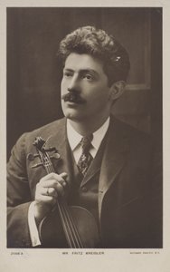 Fritz Kreisler, østrigsk violinist og komponist af Austrian Photographer