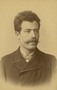 Gustav Mahler, 1884 af Austrian Photographer