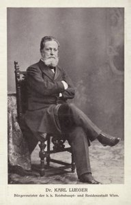 Karl Lueger af Austrian Photographer