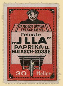 Annonce for Jlla paprika og gullasch sauce af Austrian School