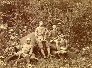 Ærkehertug Franz Ferdinand efter Jagten, Sri Lanka c.1892 af Austrian School