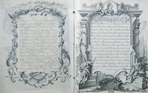 Østrigs ratifikation af ægteskabskontrakten for Marie-Antoinette, ærkehertuginde af Østrig med Dauphin Louis af Frankrig, 23. april, 1770 af Austrian School