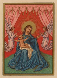 Mater Dei (chromolit) af Austrian School