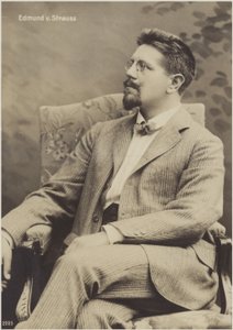 Portræt af Eduard Strauss af Austrian School