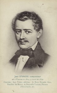 Portræt af Johann Strauss II af Austrian School