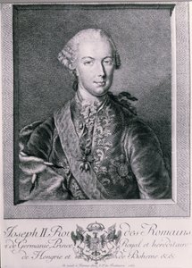 Portræt af Joseph II (1741-90) konge af Tyskland og hellig romersk kejser, 1763 af Austrian School
