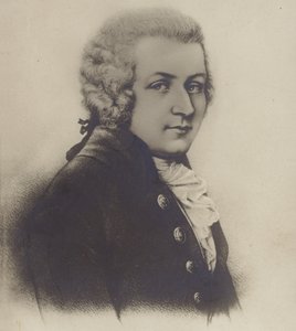 Portræt af Wolfgang Amadeus Mozart af Austrian School