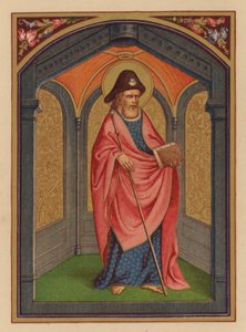Sankt Jakob, apostel (chromolith) af Austrian School