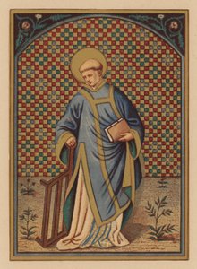 St Lawrence (chromolith) af Austrian School