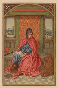 S Marcus Ev (chromolitho) af Austrian School