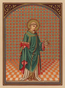 Saint Stephen (chromolith) af Austrian School