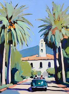 California Palm Road af Avanesova Elena