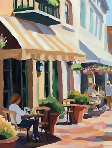 Charming Street Café af Avanesova Elena
