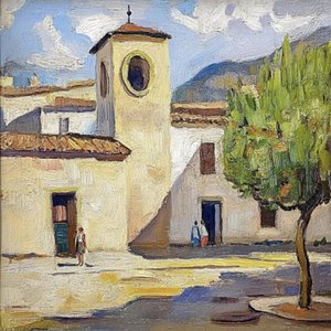 Sunny Village-torvet af Avanesova Elena