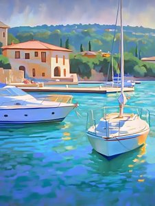 Turquoise Harbor-både
