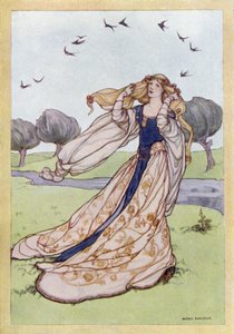 John Keats: The Beautiful Lady Without Mercy (farve litho)