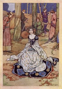 John Keats: The Beautiful Lady Without Mercy (farve litho)