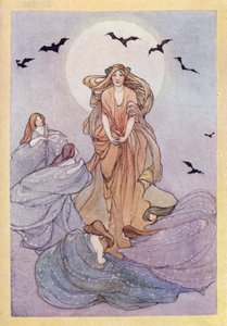 John Keats: Ode To A Nightingale (farve litho)