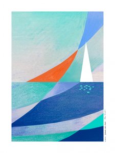 Geometrisk havsejlbåd af Awol Art Alex