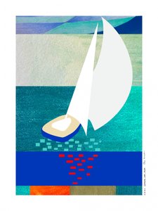 Den moderne sejlbåd »Serenity« af Awol Art Alex