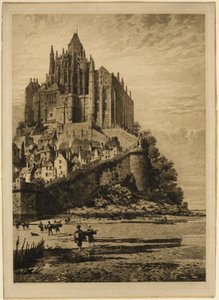 Mont Saint Michel af Axel Herman Haig