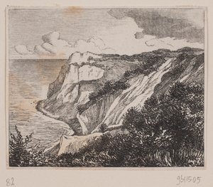 Møns Klint af Axel Theodor Kittendorff