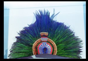Hovedbeklædning (fjer) af Aztec