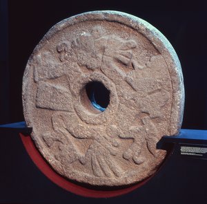 Sten brugt til at spille pelota af Aztec