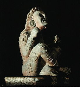 Xochipilli (se også 207566), Late Post Classic Period (1300-1521) (sten)