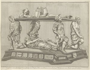 Begravelsesmonument for Engelbrecht II, greve af Nassau-Dillenburg-Breda, 1504 af B.F. Immink
