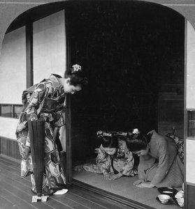 Tre japanske kvinder, Japan, 1905.