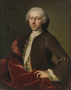 Portræt af Pieter Parker, rådmand, borgmester og rådmand i Goes af B. Monmorency
