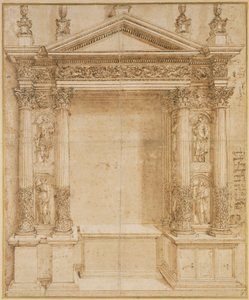 Design til et alter af Baldassare Peruzzi