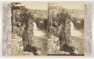 Ausable Chasm - Birmingham Falls, fra Block Point af Baldwin Photo