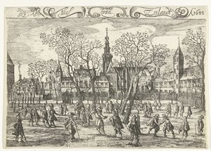 Retten i Zeeland i Middelburg, 1644 thof van Zeelandt Ao. 1644 (titel på objekt) af Balthasar Florisz. van Berckenrode