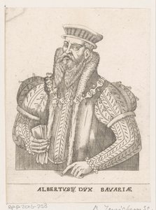 Portræt af Albrecht V, Hertog van Bavaria af Balthasar Jenichen