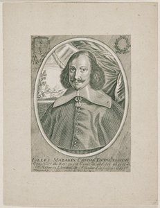 Kardinal Jules Mazarin af Balthasar Moncornet